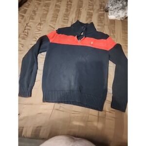 POLO RALPH LAUREN HALF ZIP SWEATER SIZE(XL18-20) + FREE SHIPPING